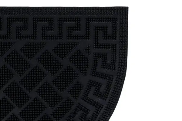 Rubberen pin deurmat, halfrond, decoratief dessin - Afbeelding 4