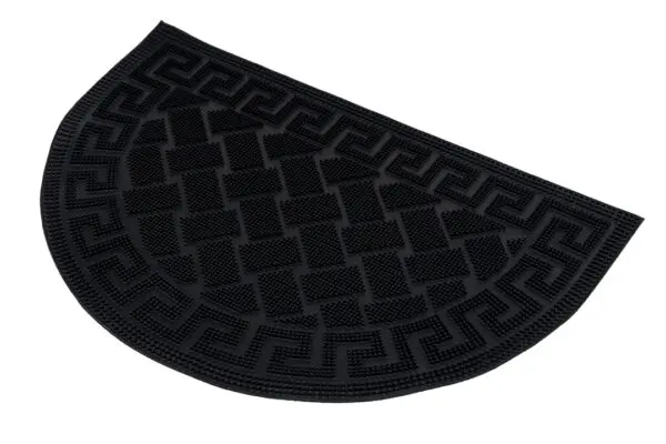 Rubberen pin deurmat, halfrond, decoratief dessin - Afbeelding 3