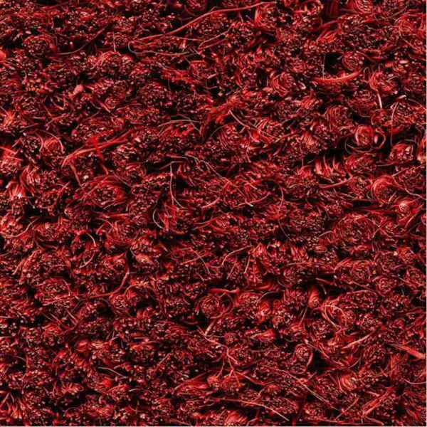 Kokosmat rood op maat 17mm