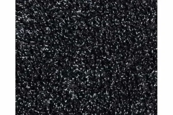 Droogloopmat kleur zwart katoen/polyester - Afbeelding 5
