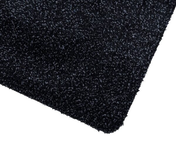 Droogloopmat zwart katoen/polyester - Afbeelding 4