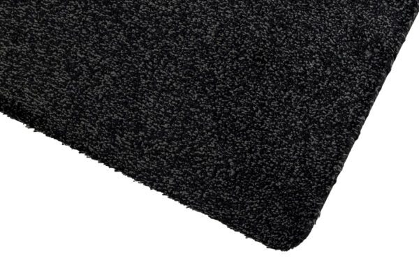 Droogloopmat kleur zwart katoen/polyester - Afbeelding 4