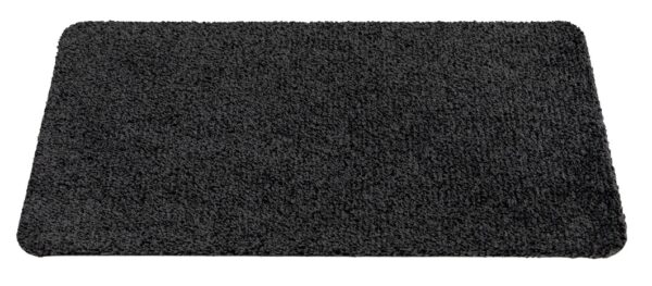Droogloopmat kleur antraciet katoen/polyester - Afbeelding 2