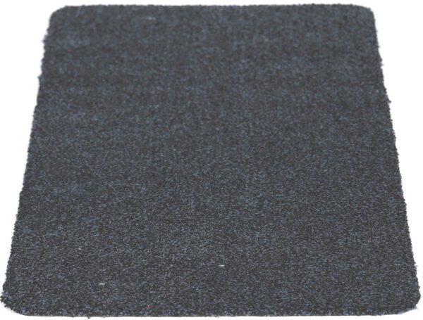 Droogloopmat microfiber blauw, zonder boord - Afbeelding 3