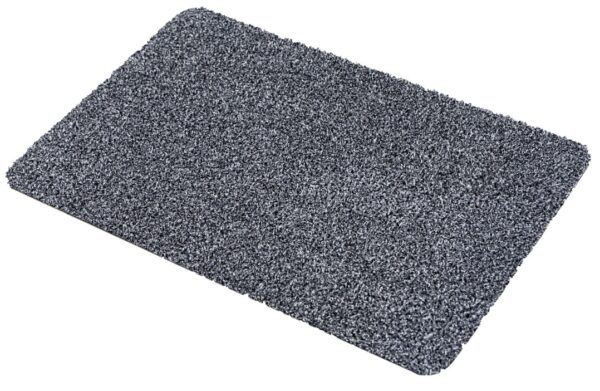 Droogloopmat grijs katoen/polyester - Afbeelding 3