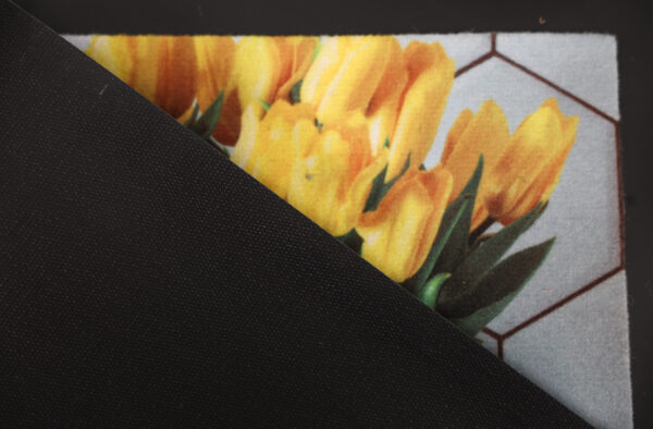 Deurmat Home sweet home, tulpen - Afbeelding 6