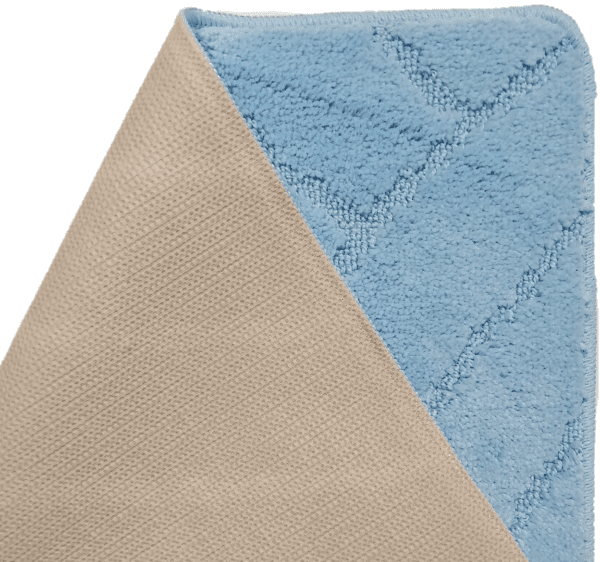 Badmat set klassiek blauw - Afbeelding 3