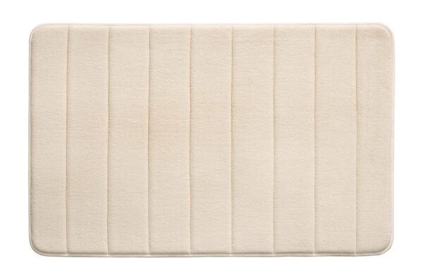 Badmat memoryfoam crème lijnen