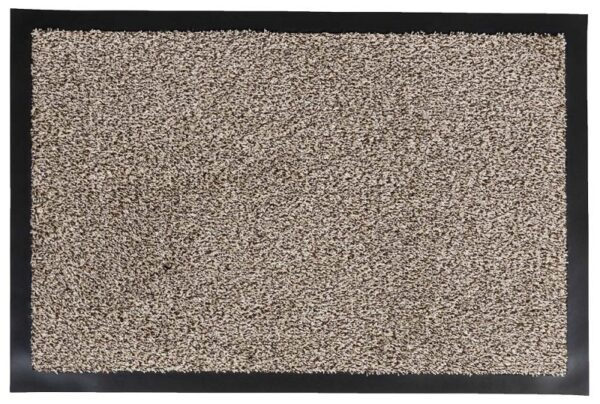 Droogloopmat katoen/polyester beige