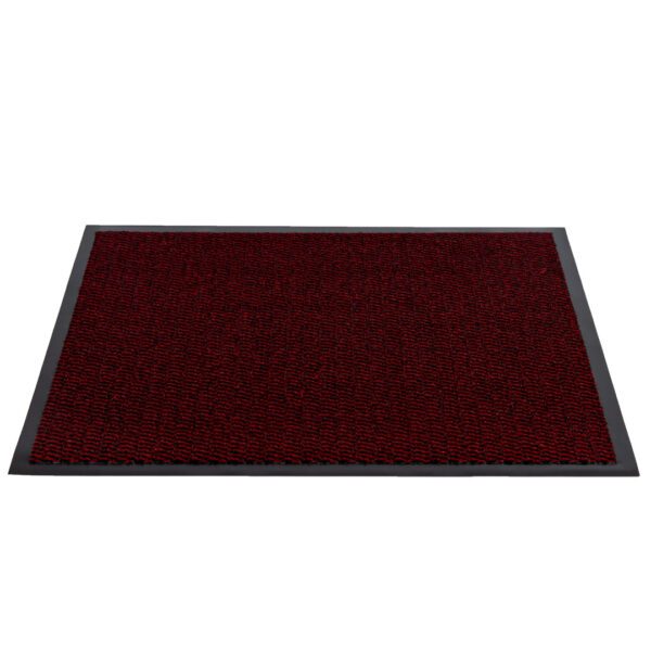 Droogloopmat rood/zwart - Afbeelding 2