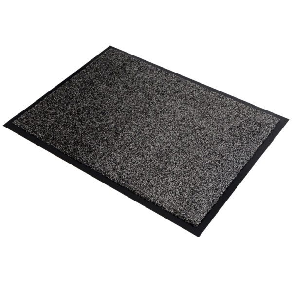 Ecologische en professionele schoonloopmat gemêleerd zwart, grijs, beige - Afbeelding 3