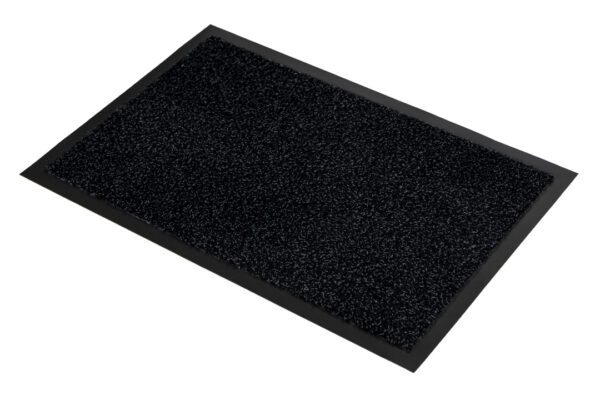 Droogloopmat katoen/polyester zwart - Afbeelding 3