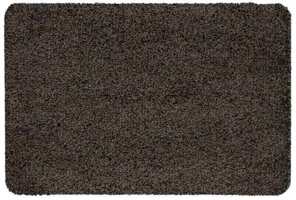 Schoonloopmat polyester, taupe