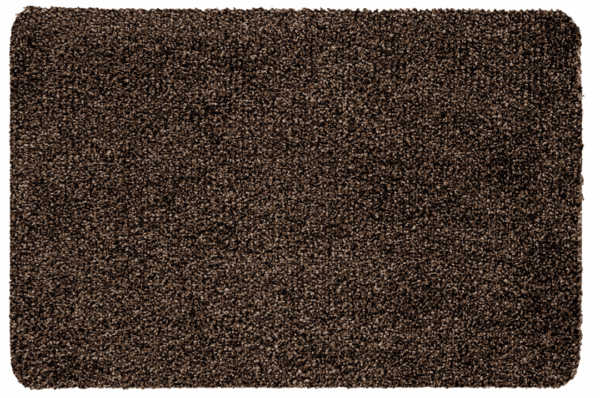 Schoonloopmat taupe polyester