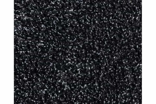 Droogloopmat kleur zwart katoen/polyester - Afbeelding 5